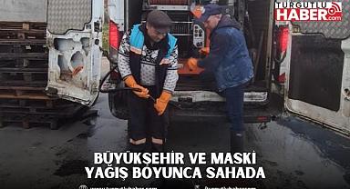 Büyükşehir ve MASKİ Yağış Boyunca Sahada