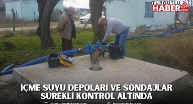 İçme Suyu Depoları ve Sondajlar Sürekli Kontrol Altında