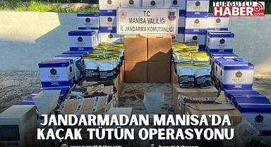 jandarmadan Manisa'da Kaçak Tütün Operasyonu