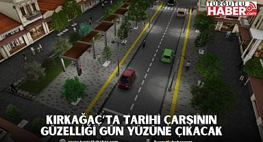 Kırkağaç’ta Tarihi Çarşının Güzelliği Gün Yüzüne Çıkacak