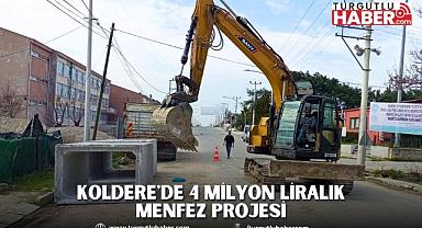 Koldere'de 4 Milyon liralık Menfez Projesi
