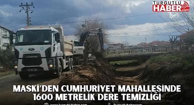 MASKİ’den Cumhuriyet Mahallesinde 1600 Metrelik Dere Temizliği