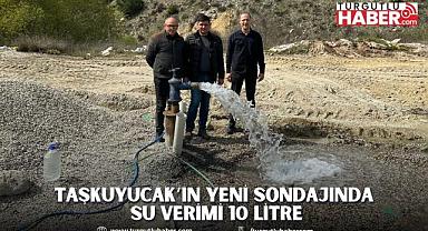 Taşkuyucak’ın Yeni Sondajında Su Verimi 10 Litre