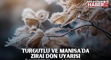Turgutlu ve Manisa İçin Zirai Don Uyarısı