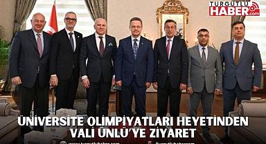 Üniversite Olimpiyatları Heyetinden Vali Ünlü’ye Ziyaret