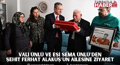 Vali Ünlü ve Eşi Sema Ünlü’den Şehit Ferhat Alakuş’un Ailesine Ziyaret
