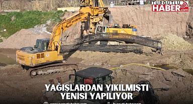Yağışlardan Yıkılmıştı Yenisi Yapılıyor