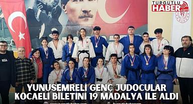 YUNUSEMRELİ GENÇ JUDOCULAR KOCAELİ BİLETİNİ 19 MADALYA İLE ALDI