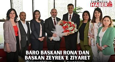 Baro Başkanı Rona’dan Başkan Zeyrek’e Ziyaret