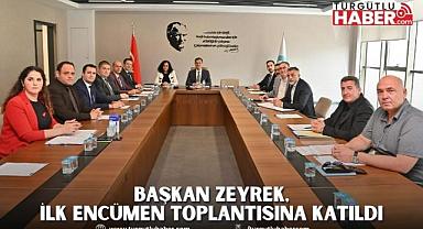 Başkan Zeyrek, İlk Encümen Toplantısına Katıldı