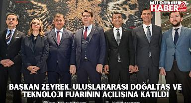 Başkan Zeyrek, Uluslararası Doğaltaş ve Teknoloji Fuarının Açılışına Katıldı