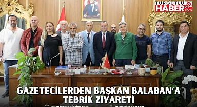 GAZETECİLERDEN BAŞKAN BALABAN’A TEBRİK ZİYARETİ