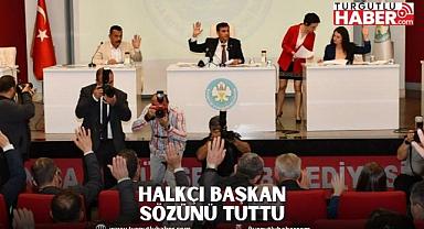 Halkçı Başkan Sözünü Tuttu