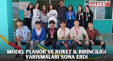 MODEL PLANÖR VE ROKET İL BİRİNCİLİĞİ YARIŞMALARI SONA ERDİ
