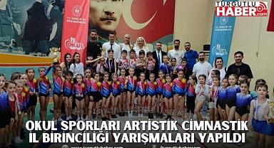 OKUL SPORLARI ARTİSTİK CİMNASTİK İL BİRİNCİLİĞİ YARIŞMALARI YAPILDI