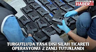 Turgutlu'da yasa dışı silah ticareti operasyonu: 2 zanlı tutuklandı