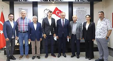 Turgutlu ESKK'den, Başkan Çetin Akın’a Hayırlı Olsun Ziyareti