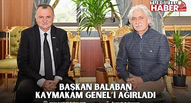 BAŞKAN BALABAN KAYMAKAM GENEL’İ AĞIRLADI