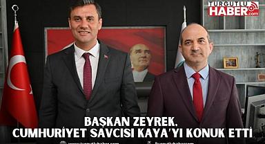 Başkan Zeyrek, Cumhuriyet Savcısı Kaya’yı Konuk Etti