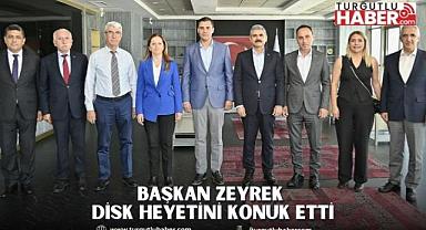 Başkan Zeyrek DİSK Heyetini Konuk Etti