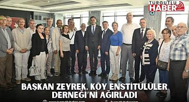 Başkan Zeyrek, Köy Enstitülüler Derneği’ni Ağırladı