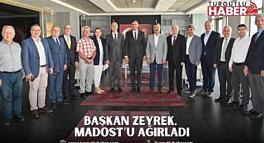 Başkan Zeyrek, MADOST’u Ağırladı