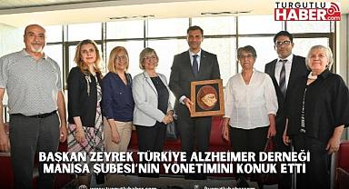 Başkan Zeyrek Türkiye Alzheimer Derneği Manisa Şubesi’nin Yönetimini Konuk Etti