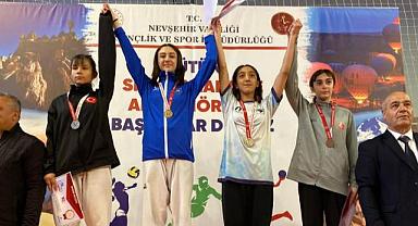 Cevriye Gülcan Kınalı, Tekvandoda Türkiye Birincisi oldu