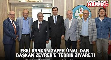 Eski Başkan Zafer Ünal’dan Başkan Zeyrek’e Tebrik Ziyareti
