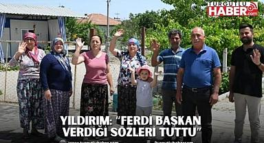 Güneydamları Muhtarından Başkan Zeyrek’e Sondaj Teşekkürü