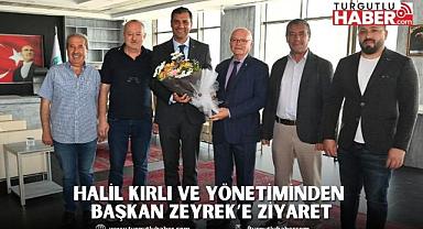 Halil Kırlı ve Yönetiminden Başkan Zeyrek’e Ziyaret
