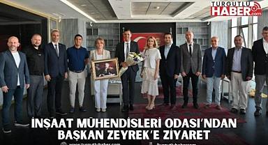 İnşaat Mühendisleri Odası’ndan Başkan Zeyrek’e Ziyaret