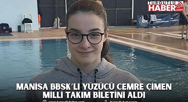 Manisa BBSK’lı Yüzücü Cemre Çimen Milli Takım Biletini Aldı