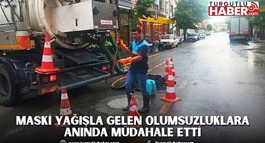MASKİ Yağışla Gelen Olumsuzluklara Anında Müdahale Etti