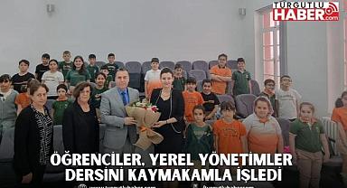 Öğrenciler, Yerel Yönetimler Dersini Kaymakamla İşledi