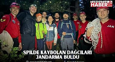Spilde Kaybolan Dağcıları Jandarma Buldu