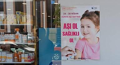 Turgutlu’da Aşı Haftasında, “Aşı Ol Sağlıklı Ol” Afişleri Asıldı