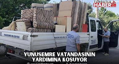 YUNUSEMRE VATANDAŞININ YARDIMINA KOŞUYOR