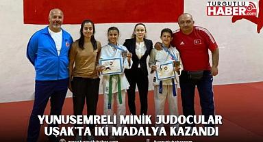 YUNUSEMRELİ MİNİK JUDOCULAR UŞAK'TA İKİ MADALYA KAZANDI