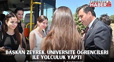 Başkan Zeyrek, Üniversite Öğrencileri ile Yolculuk Yaptı
