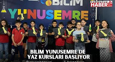 BİLİM YUNUSEMRE’DE YAZ KURSLARI BAŞLIYOR