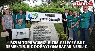 BİZİM TOPRAĞIMIZ, BİZİM GELECEĞİMİZ DEMEKTİR. BİZ DOĞAYI ONARACAK NESİLİZ.”