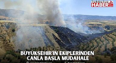 Büyükşehir'in ekiplerinden canla başla müdahale