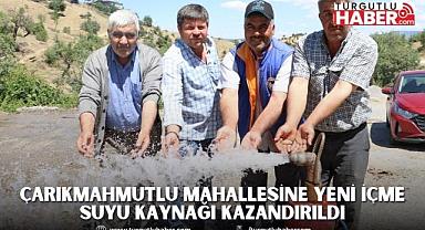 ​​​​​​​Çarıkmahmutlu Mahallesine Yeni İçme Suyu Kaynağı Kazandırıldı