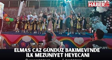 ELMAS CAZ GÜNDÜZ BAKIMEVİ'NDE İLK MEZUNİYET HEYECANI