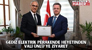 Gediz Elektrik Perakende Heyetinden Vali Ünlü’ye Ziyaret