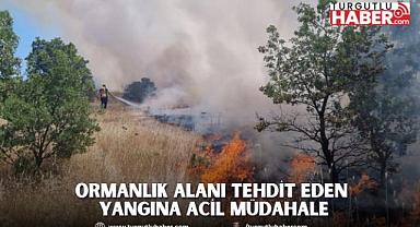 Ormanlık Alanı Tehdit Eden Yangına Acil Müdahale