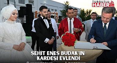 Şehit Enes Budak’ın Kardeşi Evlendi