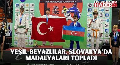 Yeşil-beyazlılar, Slovakya’da madalyaları topladı