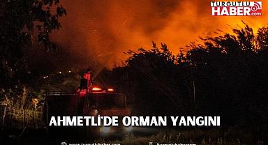 Ahmetli'de Orman Yangını